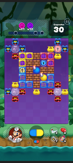 Stage 332 from Dr. Mario World