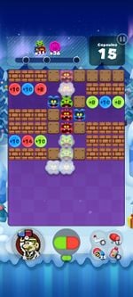 Stage 382 from Dr. Mario World since version 2.0.0