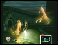 Pre-release footage of Luigi's Mansion
