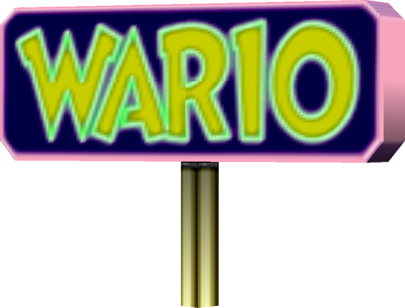 File:MK64 Spinning sign Wario model.png