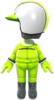 Light-green Mii Racing Suit