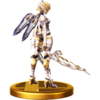 Mecha-Fiora trophy from Super Smash Bros. for Wii U