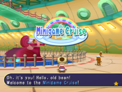 The Minigame Cruise from Mario Party 7