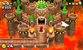 Bowser's Castle in World 6 as seen in New Super Mario Bros. 2