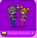Young Cricket and Cicada from the Rhythm Heaven Fever minigame Kung-Fu Ball