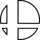 Super Smash Bros. logo item sticker for the Super Smash Bros. Ultimate trophy in the Trophy Creator application