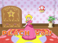 A minigame ending from Mario Party 7