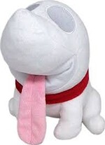 A plushie of Polterpup, manufactured by Sanei.