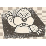 A Monty Mole in the enemy overview seen in the second Super Mario 64 volume
