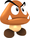 Rendered model of a Grand Goomba from Super Mario Galaxy.