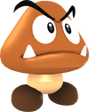 Rendered model of a Grand Goomba from Super Mario Galaxy.