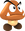 Rendered model of a Grand Goomba from Super Mario Galaxy.