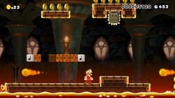 Castle level in Super Mario Maker