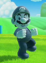 A look-alike Mario in Super Mario Party Jamboree.