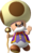Artwork of Toadsworth in Super Mario Sunshine (also used in Mario Party 7, Mario Super Sluggers and Mario Party: The Top 100)