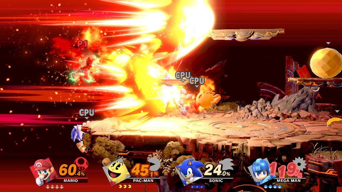 fire fire sonic vs mario