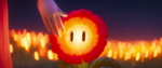 Flashback to earlier in the voyage, where Peach touched a Fire Flower...