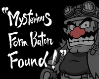 WWSM Wario - Mysterious Form Baton Found.png