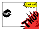 Slideshow comic panel in WarioWare: Snapped!