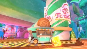 A Yoshi's location in Mario Kart World
