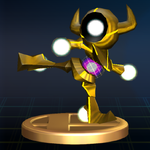 Yellow Alloy trophy