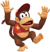 Artwork of Diddy Kong, from Donkey Kong Bananza
