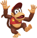 Artwork of Diddy Kong, from Donkey Kong Bananza