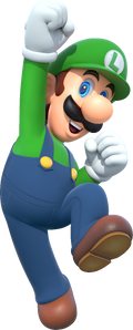Artwork of Luigi in Mario Party 10