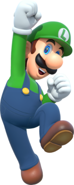 Artwork of Luigi in Mario Party 10