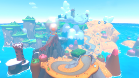 Yoshi's Island in Mario Kart 8 Deluxe