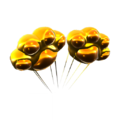 Gold Toe-Bean Balloons