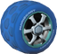 The BigB_Blue tires from Mario Kart Tour