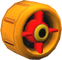 The ScrewNormal_Yellow tires from Mario Kart Tour