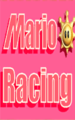 A Mario Racing poster from Mario Kart Wii