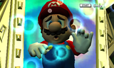 Mario is materializing from the portrait