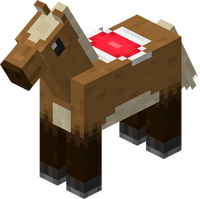 Minecraft Mario Mash-Up Horse Creamy Saddled Render.png