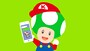 Artwork used for Nintendo in Japan's topic about "Talking Super Mario Animated Stickers" LINE stickers