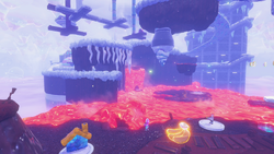 Thumbnail for "Freezer Layer: Chocolava Lake" from Donkey Kong Bananza used for Nintendo Music