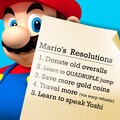 Mario's New Year resolutions for 2016