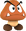 Rendered model of a Goomba from Super Mario Galaxy.