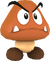 Rendered model of a Goomba from Super Mario Galaxy.