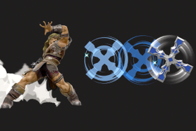 Simon Belmont's side special in Super Smash Bros. Ultimate