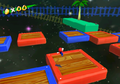 Super Mario Sunshine (cube path markers shouldn't be visible)