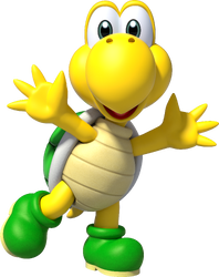 Artwork of Koopa Troopa from Super Mario Party
