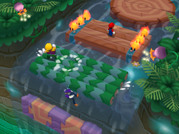Daft Rafts at night from Mario Party 6