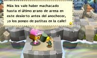 Britta speaking like the El Chavo character, Señor Barriga, in the Latin American version of Mario & Luigi: Dream Team.