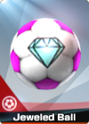 A Pro Soccer Gear Jeweled Ball card from Mario Sports Superstars