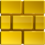 Artwork of a Gold Block from New Super Mario Bros. 2