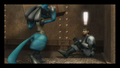 Lucario finding Solid Snake in his cardboard box