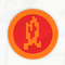 A sticker in Mario Kart World